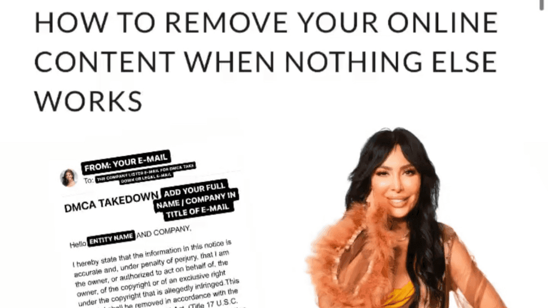 MY FORMAT TO REMOVE ILLEGAL CONTENT ONLINE